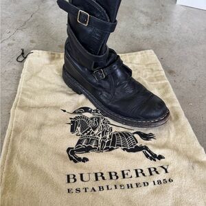 BURBERRY MOTORCYCLE BOOTS